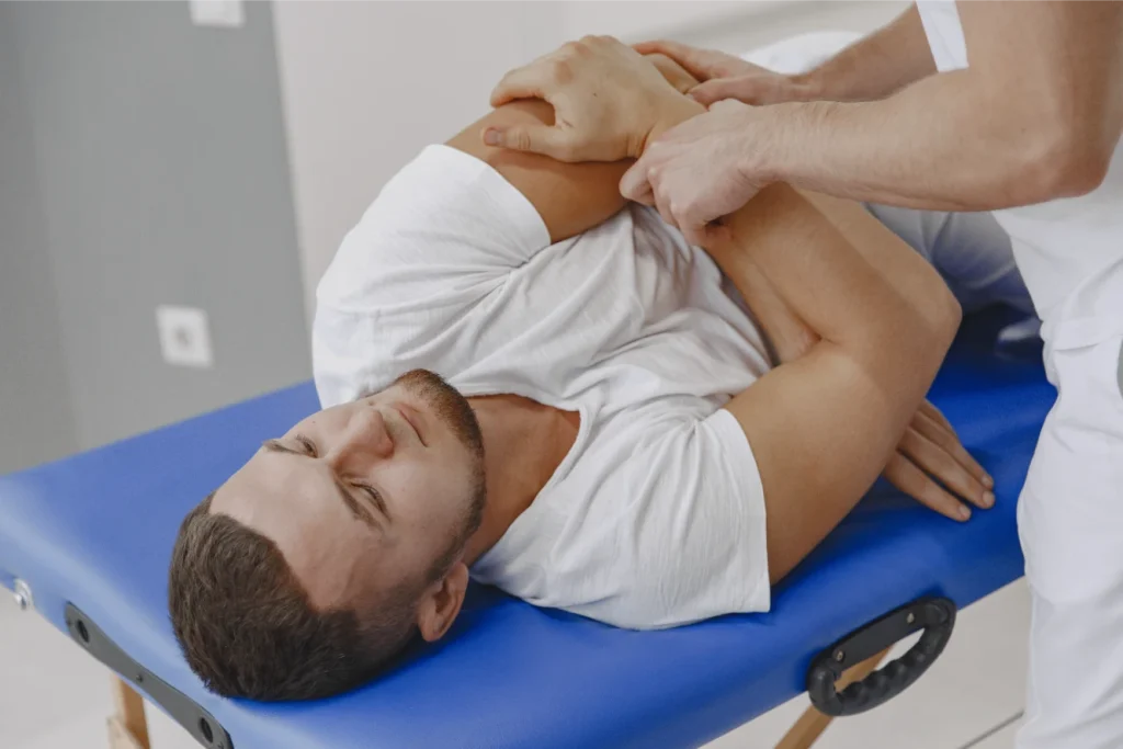 Non-surgical spinal decompression treatment at Infinite Healing Center in Mesa Arizona